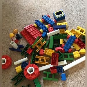 Duplo building blocks.